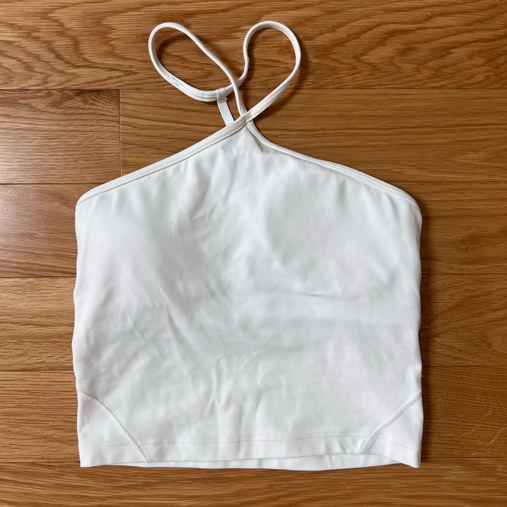Lululemon White Halter Top